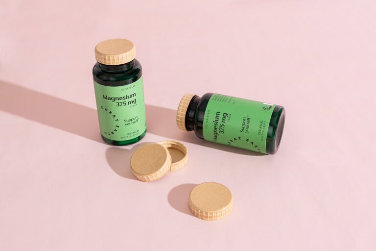 Great Earth supplements with fiber caps